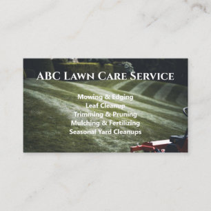 Cartão De Visita Serviço Premium Lawnpro