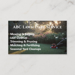 Cartão De Visita Serviço Premium Lawnpro