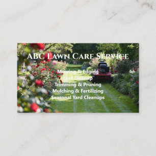 Cartão De Visita Serviço Premium Lawnpro