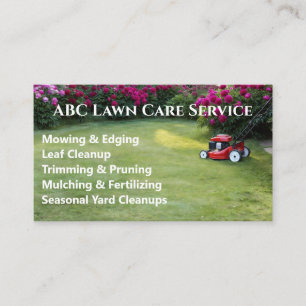 Cartão De Visita Serviço Premium Lawnpro