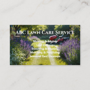 Cartão De Visita Serviço Premium Lawnpro