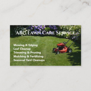 Cartão De Visita Serviço Premium Lawnpro