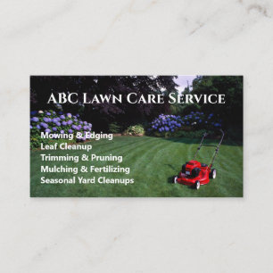 Cartão De Visita Serviço Premium Lawnpro