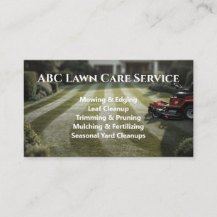 Cartão De Visita Serviço Premium Lawnpro