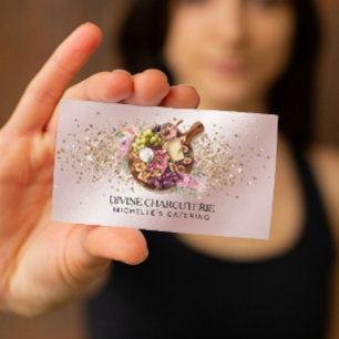 Cartão De Visita Serviço Profissional de Catering de Charcuterie Gr