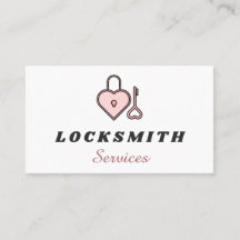 Serviços Bonito de Locksmith de Coração Rosa e Cha