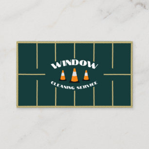 Cartão De Visita Serviços Comerciais Profissionais de Limpeza de Ja