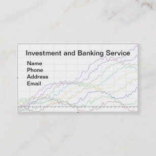 Cartão De Visita Serviços da operação bancária e de investiment