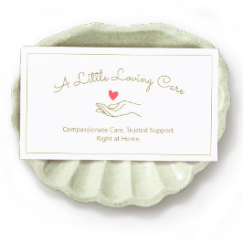 Cartão De Visita Serviços de assistência doméstica