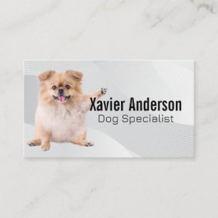 Cartão De Visita Serviços de Cachorrinho Fofo e Animais 