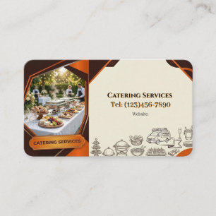 CARTÃO DE VISITA SERVIÇOS DE CATERING