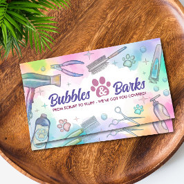 Cartão De Visita Serviços de cultivo de animais de estimação - Arte