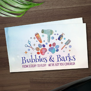 Cartão De Visita Serviços de cultivo de animais de estimação - Arte