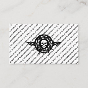 Cartão De Visita Serviços de DJ Discotecário Festa de Dança Música 