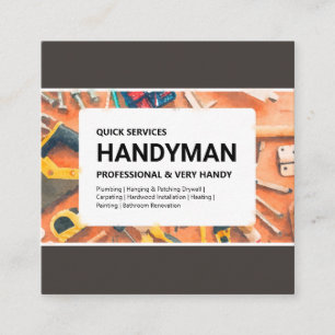 Cartão de Visita: Serviços de Handyman