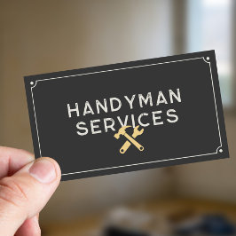 Cartão De Visita Serviços de Handyman
