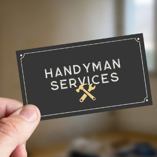 Cartão De Visita Serviços de Handyman