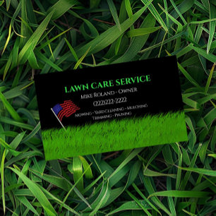 Cartão De Visita Serviços de Jardinagem Profissional Moderna