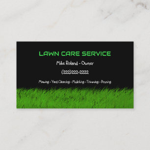 Cartão De Visita Serviços de Jardinagem Profissional Modernos