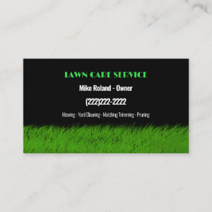 Cartão De Visita Serviços de Jardinagem Profissional Modernos