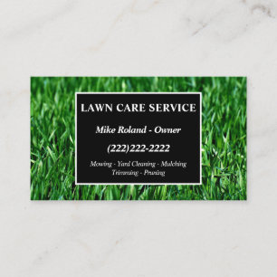 Cartão De Visita Serviços de Jardinagem Profissional Modernos Bu