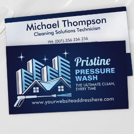 Cartão De Visita Serviços de lavagem por pressão