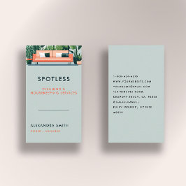 Cartão De Visita Serviços De Limpeza