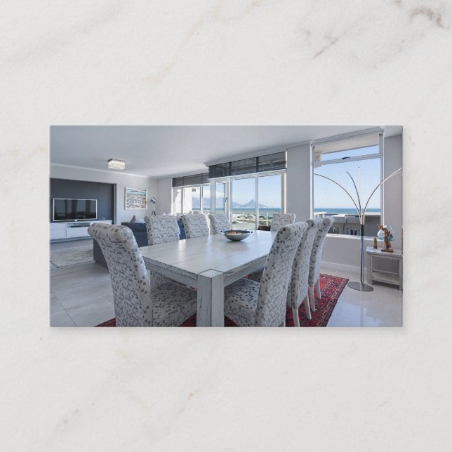 Cartão De Visita Serviços de Limpeza de Casa Profissionais (Frente)