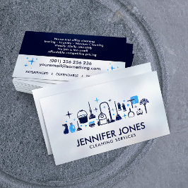 Cartão De Visita Serviços de limpeza de residências profissionais