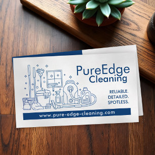 Cartão De Visita Serviços de limpeza de residências profissionais