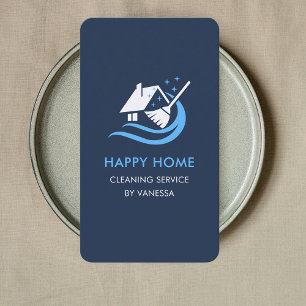 Cartão De Visita Serviços de limpeza de residências profissionais L