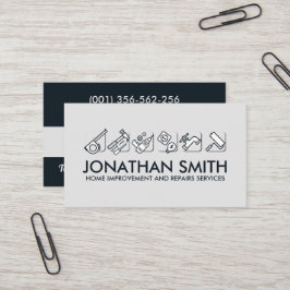 Cartão De Visita Serviços de manutenção e melhoria do domicílio