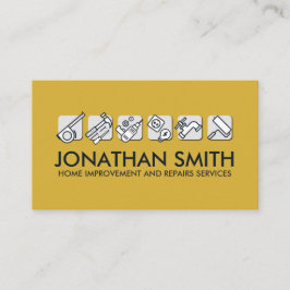 Cartão De Visita Serviços de manutenção e melhoria do domicílio