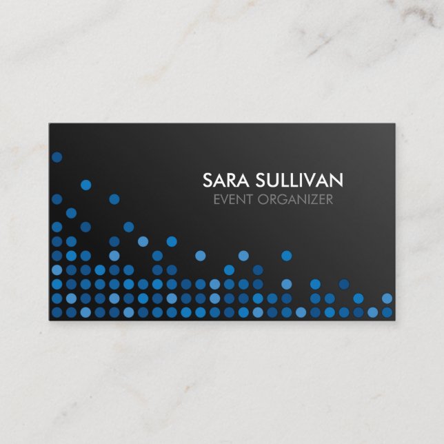 Cartão De Visita Serviços de Marketing do Planejamento de Eventos (Frente)