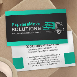 Cartão De Visita Serviços de Movimentação Profissional - Relocaliza