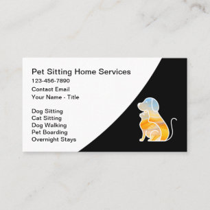 Cartão De Visita Serviços de Pet Sitter e Hospedagem