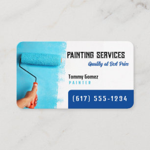 Cartão De Visita Serviços de pintura   Pintores