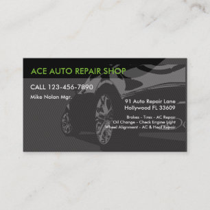 Cartão De Visita Serviços de Reparo Automotivo