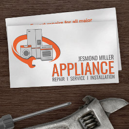 Cartão De Visita Serviços de reparo de aparelhos