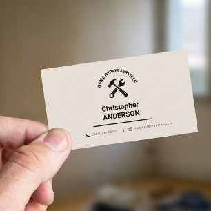 Cartão De Visita Serviços de reparo doméstico