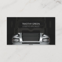 Cartão De Visita Serviços de transporte de logística - Truck Grill