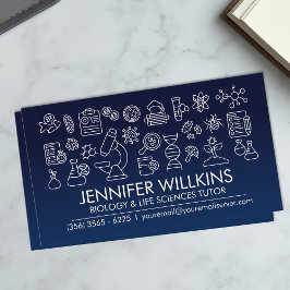 Cartão De Visita Serviços de Tutorização de Ciências Biológicas - P