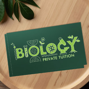 Cartão De Visita Serviços de Tutorização de Ciências Biológicas - P