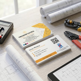 Cartão De Visita Serviços Elétricos | Construção Especializada