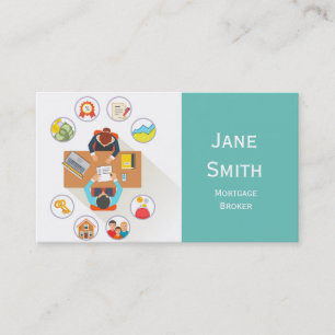 Cartão De Visita Serviços Hipotecários, Serviços do Banco de Med