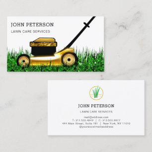 Cartão De Visita Serviços Legendantes de Corte para jardinagem de g