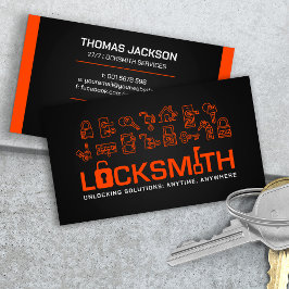 Cartão De Visita Serviços Locksmith