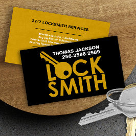 Cartão De Visita Serviços Locksmith