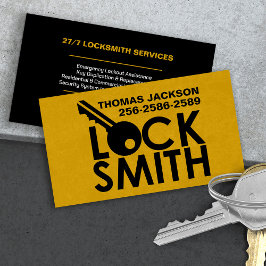 Cartão De Visita Serviços Locksmith