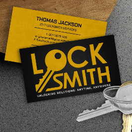 Cartão De Visita Serviços Locksmith
